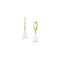Dominique Cohen pear cut diamond drop earring on diamond huggie hoop <span class='visuallyhidden'>Call, text 323-404-2959 for shopping help.</span>